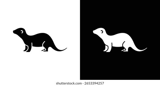 Otter icon Vector scalable graphics