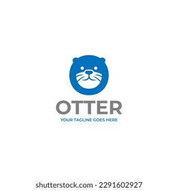 Otter Logo Design Unique and cute vector graphic