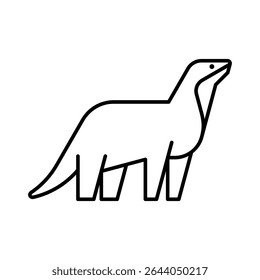 Otter Logo. Icon design. Template elements