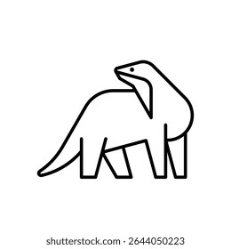 Otter Logo. Icon design. Template elements