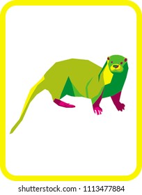 otter vector image