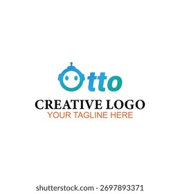 Otto logo design, vector logo, illustration logo design 