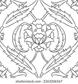 Ottoman ancient Turkish patterns, motifs