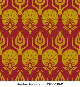 Ottoman carnation and tulip textile design