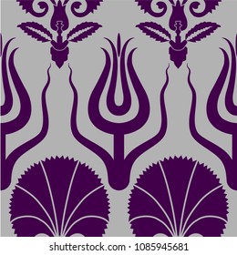 Ottoman carnation and tulip textile design