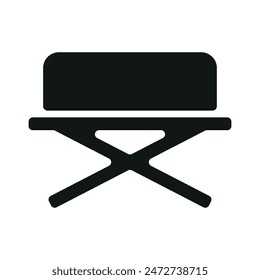 Ottoman chair icon vector design templates simple and modern