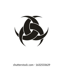 Ottoman era secret intelligence service symbol, vector illustration