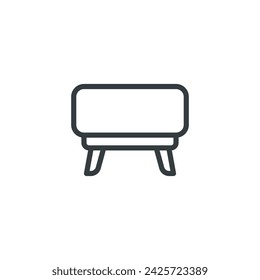Ottoman icon, Ottoman vector illustration