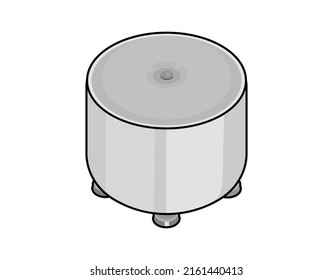 Osmanisches isometrisches Design Symbol. Vektorgrafik, Web-Illustration. 3D-Farbkonzept