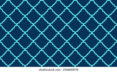 Ottoman Moslem geometric pattern. Decorative modern Islamic pattern vector. Illustration vector background. Design use for fabric, print, fashion design, textile, wallpaper, background, banner, flyer.