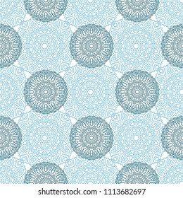Ottoman Seamless Pattern Orient Texture Textile Stock Vector (Royalty ...