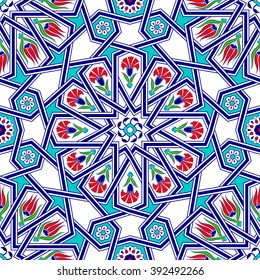 Ottoman Star Transition Patterned