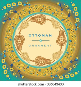 ottoman style invitation card