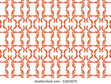 Ottoman style wallpaper pattern and shape