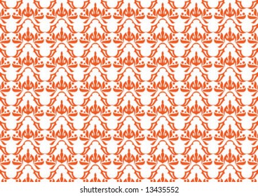 Ottoman style wallpaper pattern and shape