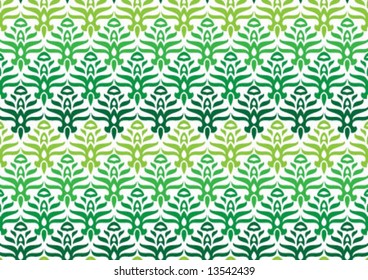 Ottoman style wallpaper pattern and shape