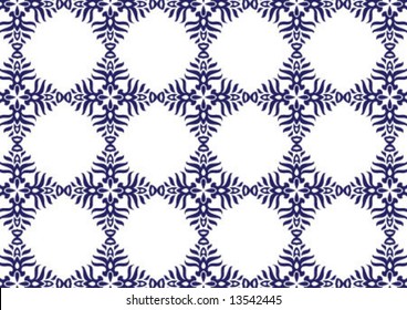 Ottoman style wallpaper pattern and shape