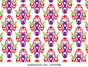 Ottoman style wallpaper pattern and shape
