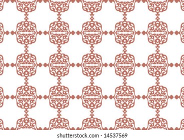 Ottoman style wallpaper pattern and shape