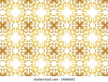 Ottoman style wallpaper pattern and shape