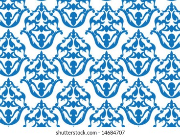 Ottoman style wallpaper pattern and shape