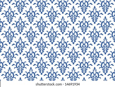 Ottoman style wallpaper pattern and shape