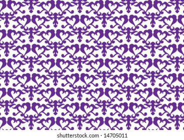 Ottoman style wallpaper pattern and shape