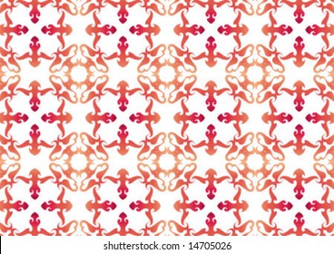 Ottoman style wallpaper pattern and shape