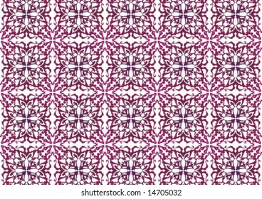 Ottoman style wallpaper pattern and shape