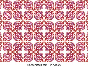 Ottoman style wallpaper pattern and shape