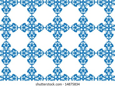 Ottoman style wallpaper pattern and shape