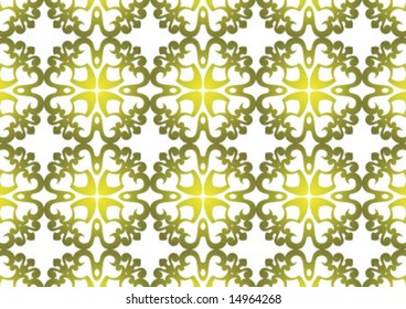 Ottoman style wallpaper pattern and shape