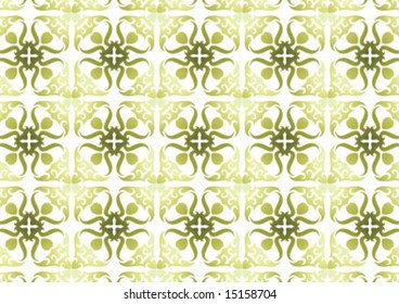Ottoman style wallpaper pattern and shape