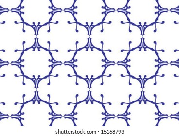 Ottoman style wallpaper pattern and shape