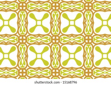 Ottoman style wallpaper pattern and shape