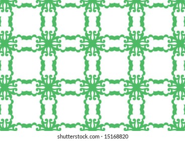 Ottoman style wallpaper pattern and shape