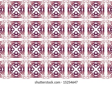 Ottoman style wallpaper pattern and shape