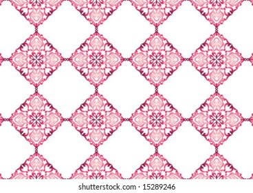 Ottoman style wallpaper pattern and shape