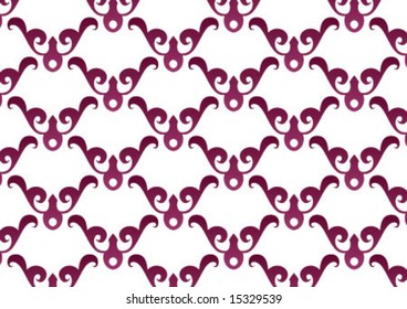 Ottoman style wallpaper pattern and shape