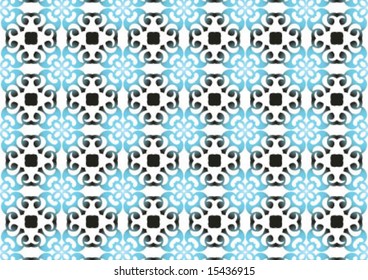 Ottoman style wallpaper pattern and shape