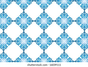 Ottoman style wallpaper pattern and shape