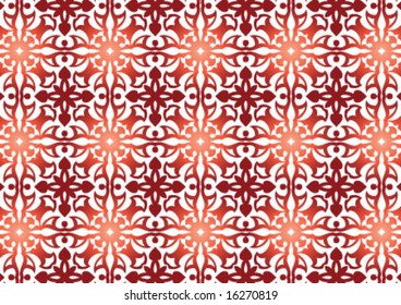 Ottoman style wallpaper pattern and shape