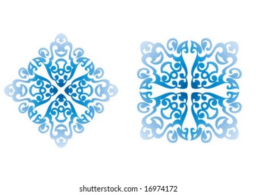 Ottoman style wallpaper pattern and shape