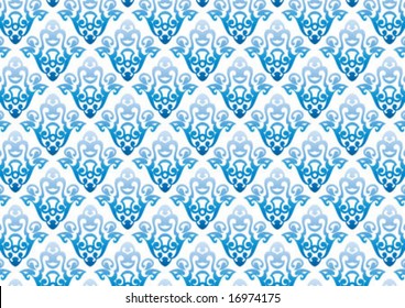 Ottoman style wallpaper pattern and shape