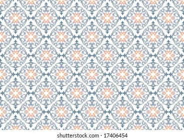 Ottoman style wallpaper pattern and shape