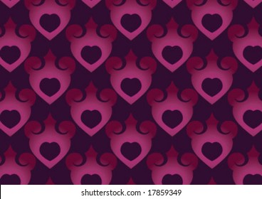 Ottoman style wallpaper pattern and shape