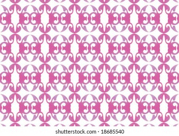 Ottoman style wallpaper pattern and shape