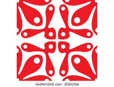 Ottoman style wallpaper pattern and shape