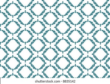 Ottoman style wallpaper pattern and shape