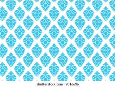 Ottoman style wallpaper pattern and shape